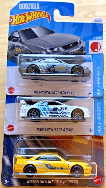 HOT WHEELS NISSAN Skyline GODZILLA Bundle R R GT R R Fast