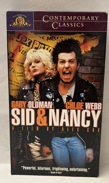 SID AND NANCY VHS Tested Gary Oldman Chloe Webb Sex Pistols BioPic