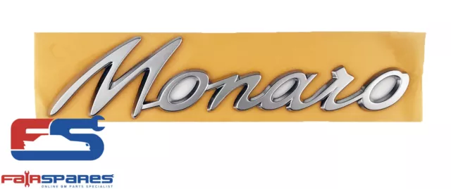 Nos Holden Monaro V Vy Vz Cv Rear Quarter Monaro Badge Emblem