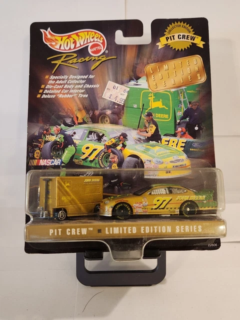 HOT WHEELS RACING Pit Crew Limited Edition Gold Series 97 John Deere N91 15 98 PicClick UK