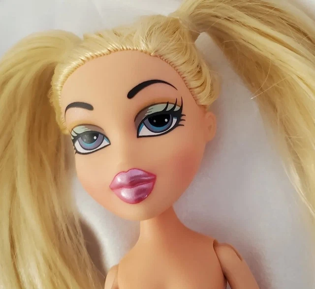 BRATZ CLOE PUPPE blonde Haare keine Schuhe Füße MGA nude für OOAK oder