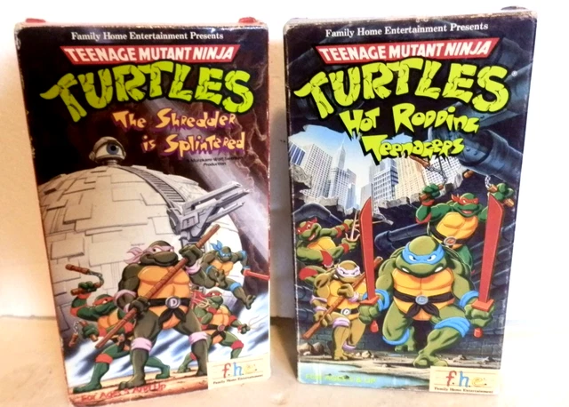 TEENAGE MUTANT NINJA Turtles Hot Rodding Teenagers VHS Set