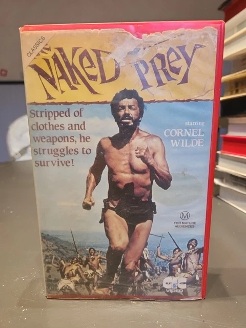 THE NAKED PREY VHS Ex Rental RARE V PicClick UK
