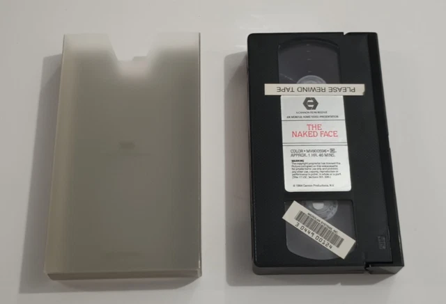 THE NAKED FACE VHS FORMER RENTAL VHS Only No Case