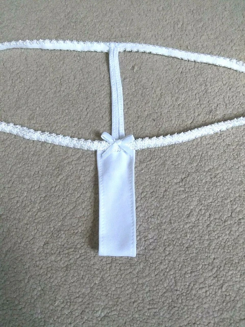 GEHÄKELTER SEXY BIKINIUNTERTEIL Tanga Damen Extreme Micro Bikini G