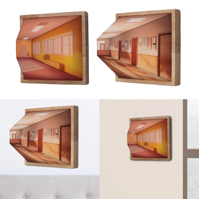 D NAKED EYE Visual Night Light Rechargeable Decorative Art Craft Table Ornament