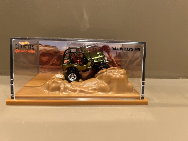 HOT WHEELS 2021 RLC 1944 Willys Jeep MB Vert 9586 20000 Neuf Dans Sa