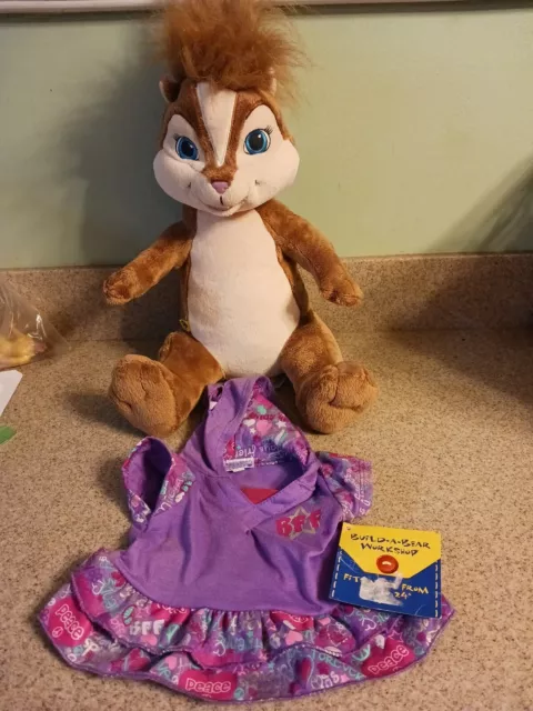 Build A Bear Babw Alvin And The Chipmunks Brittany Plush Doll
