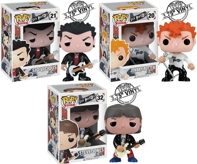 FUNKO POP ROCKS Sex Pistols JohnnyRotten SidVicious SteveJones