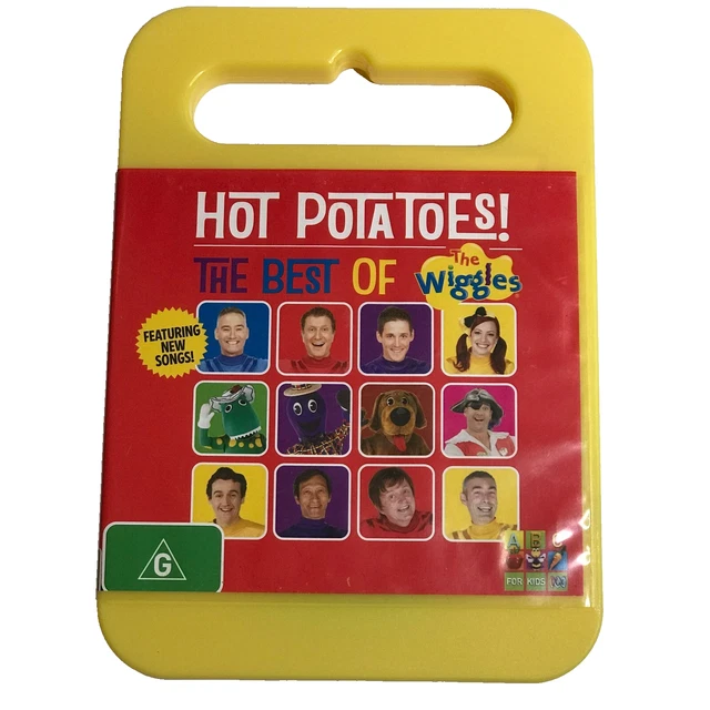 HOT POTATOES The Best Of The Wiggles DVD Yellow Carry Case Design