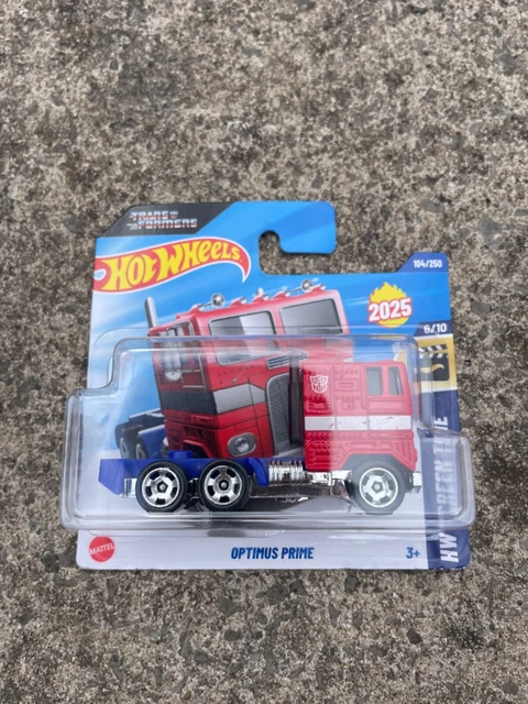 HOT WHEELS OPTIMUS Prime HW Screen Time Transformers