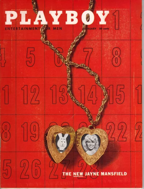 Vintage Playboy Feb Centerfold Sally Todd Jayne Mansfield