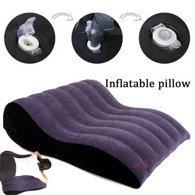 INFLATABLE SEX AID WEDGE PILLOW LOVE POSITION CUSHION AID FURNITURE SEX FURNITUR EUR