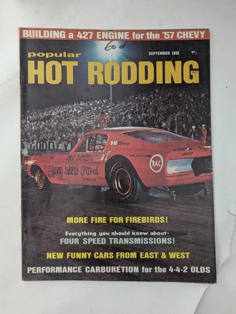 POPULAR HOT RODDING Magazine September 1968 11 00 PicClick AU