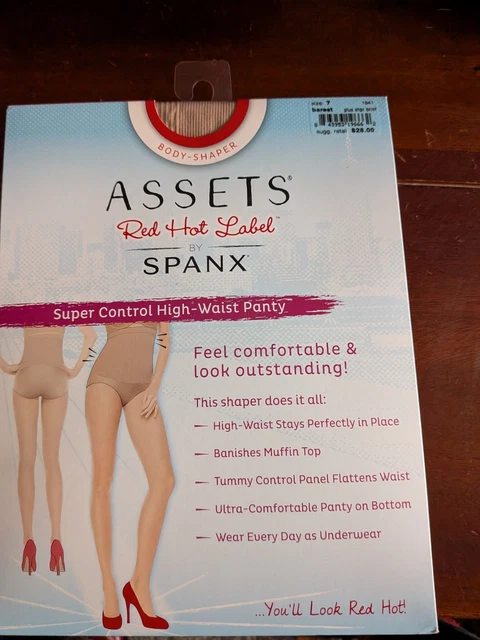 ASSETS RED HOT Label SPANX Super Control High Waist Mid Thigh Shaper 7