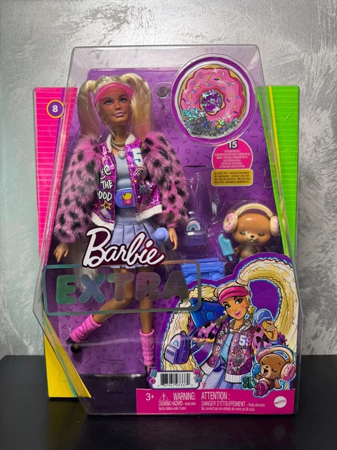 BARBIE EXTRA Blonde Doll With Pigtails Pets And Accessories New 39