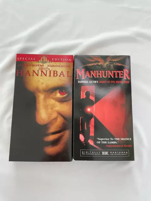 VINTAGE HANNIBAL Manhunter VHS Tapes Lot Of 2 Silence Of The Lambs