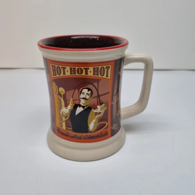 THE POLAR EXPRESS Pe Warner Bros Chocolate Mug Hot Hot Hot Fresh