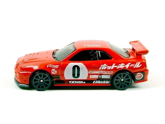 HOT WHEELS Nissan Skyline GT R R34 Red NIGHTBURNERZ 6 71