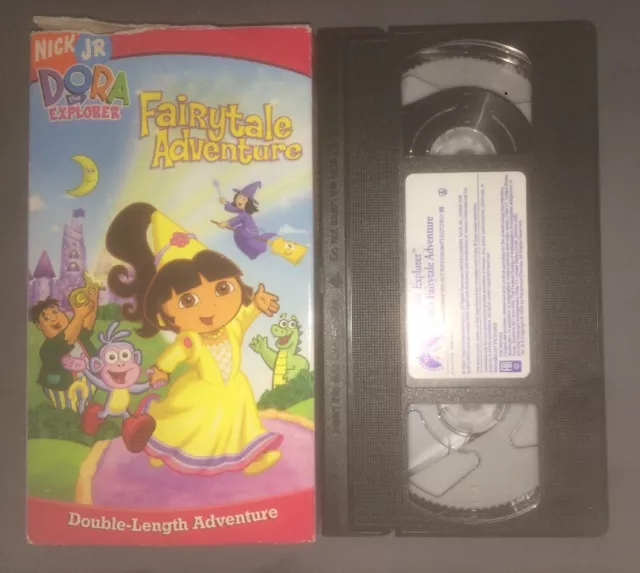 DORA THE EXPLORER Doras Fairytale Adventure VHS 2004 Nick Jr