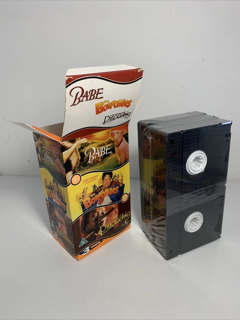 BABE BORROWERS PINOCCHIO Movie Box Set Vhs SEALED NEW 2003 Vtg Read