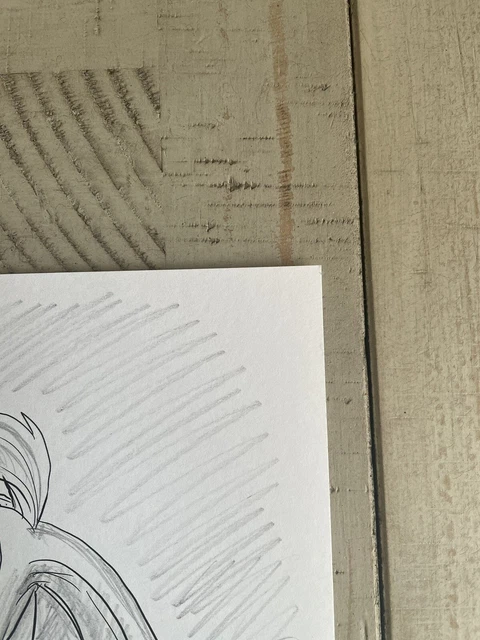 ORIGINAL COMIC ART Nude Sketch Jessica Rabbit By Key X Signed