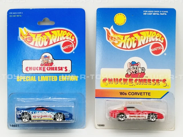 HOT WHEELS LOT Of 2 Cars Chuck E Cheese S Special Edition 16980 14651