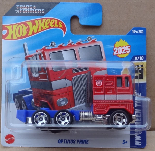 HOT WHEELS Optimus Prime Hasbro Trans Formers HW Screen Time 4