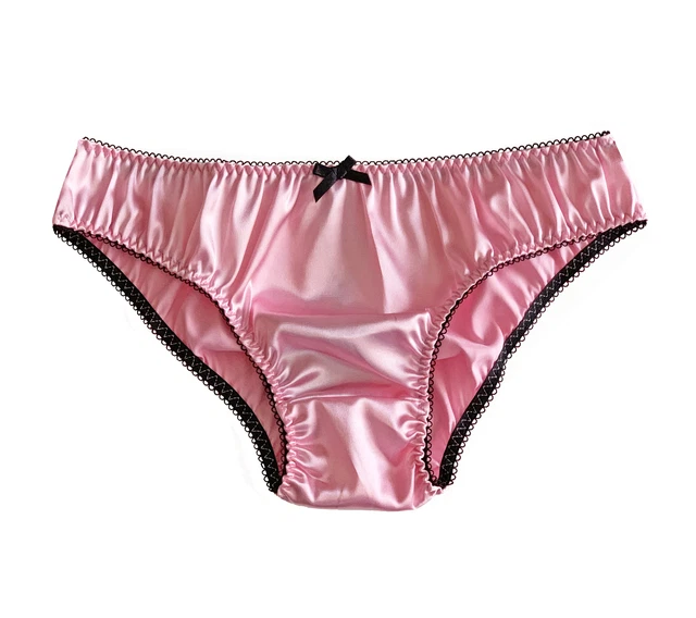 LUXURY SATIN FRILLY Sissy Panties Bikini Knicker Underwear Briefs Size