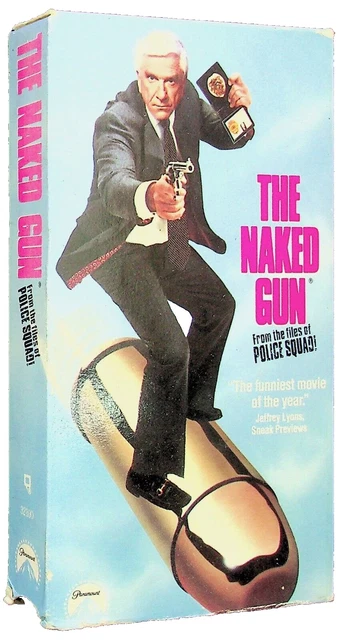 VTG THE Naked Gun Vhs Leslie Nielsen Comedy Paramount Police Squad