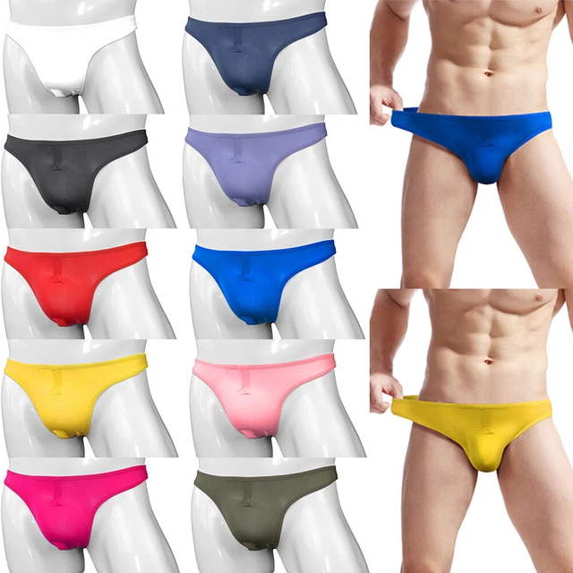HERREN TANGAS HÖSCHEN AUS Eisseide Transparente G String Slips Bikini