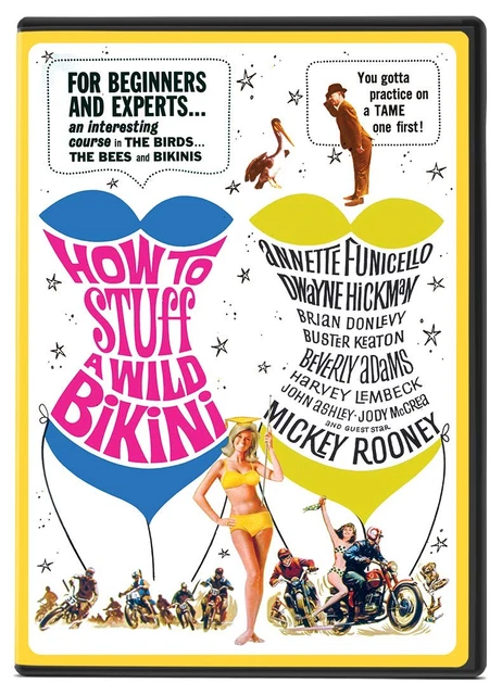 HOW TO STUFF A Wild Bikini DVD Annette Funicello Dwayne Hickman US IMPORT PicClick UK