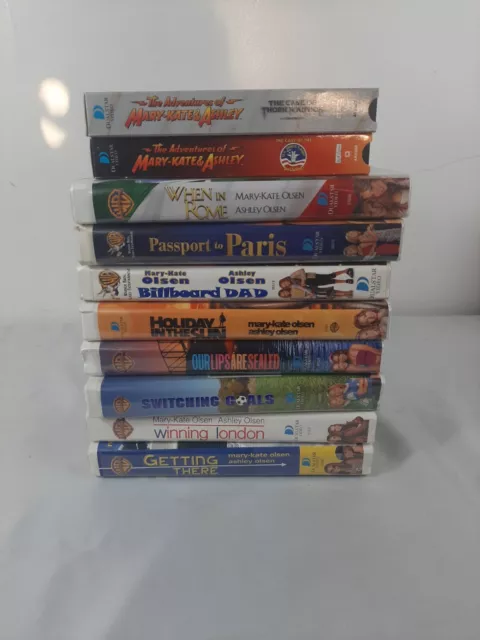 MARY KATE Ashley Olsen Twins VHS Lot Collection Vintage 90s 10 Videos