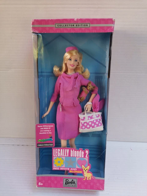 BARBIE LEGALLY BLONDE 2 Collectors Edition Elle Woods Film 11 Doll 2003 Mattel 120 00
