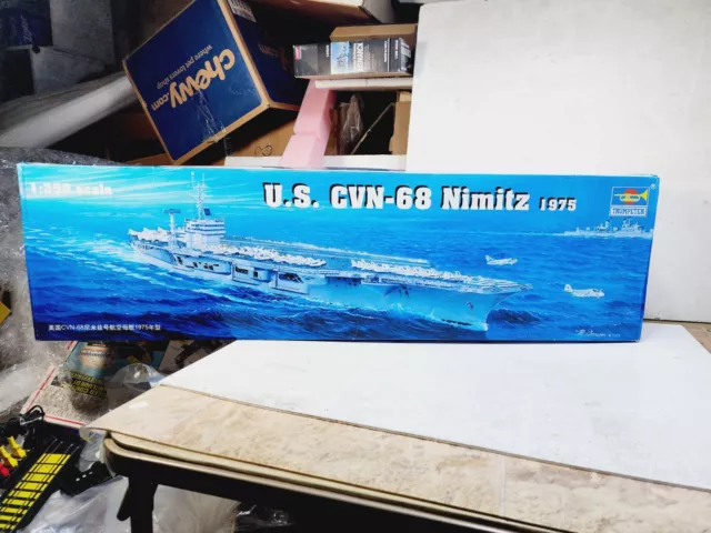 Trumpeter Us Navy Aircraft Carrier Uss Nimitz Cvn Model Ship Kit Picclick