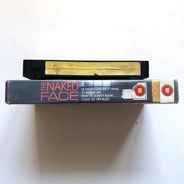 THE NAKED FACE Big Box Ex Rental GUILD VHS Video RARE ROGER MOORE 19 99 PicClick UK