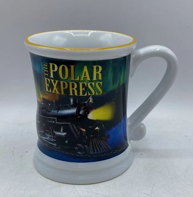 THE POLAR EXPRESS D Train Warner Bros Christmas Cup Mug Hot Chocolate