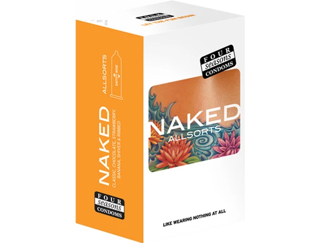 FOUR SEASONS NAKED Allsorts Assorted All Sorts Bulk Buy Condom
