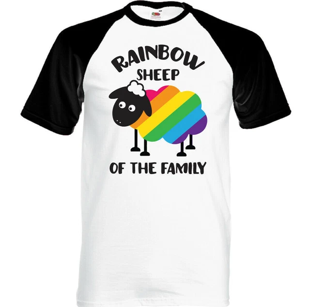 ARC EN CIEL MOUTON T SHIRT Lgbt Gay Pride Lgbtqi Love Peace Égalité De