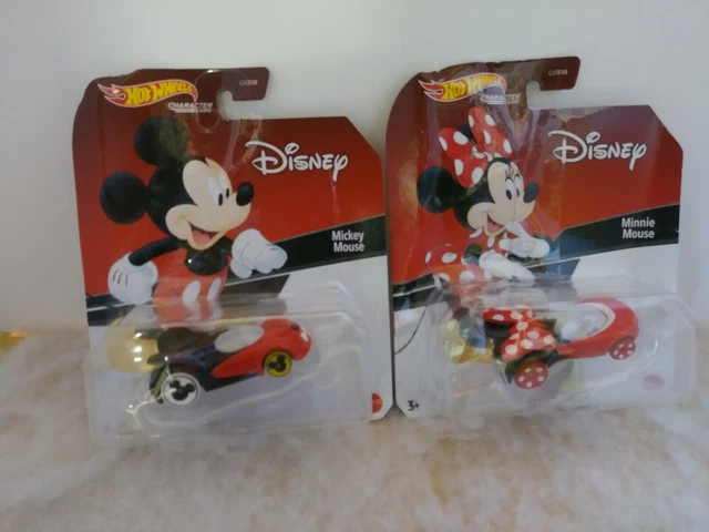 MATTEL DISNEY HOT Wheels Animation Character Minnie Mickey Mouse