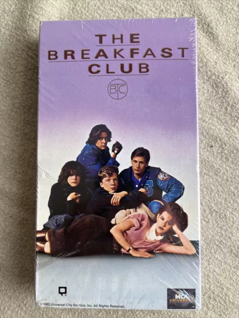 The Breakfast Club Movie Vhs New Factory Sealed John
