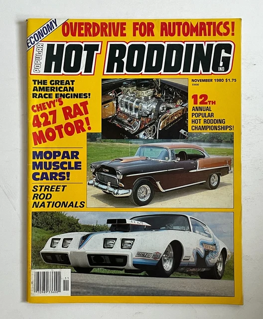 POPULAR HOT RODDING November 1980 Mopar Muscle Cars Street Rod Nationals Etc 7 49 PicClick CA