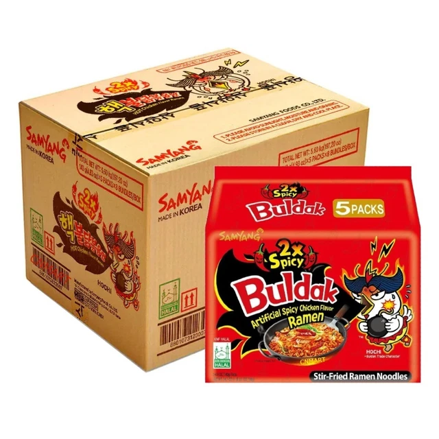 SAMYANG X SPICY Super Hot Chicken Buldak Ramen Instant Noodle G