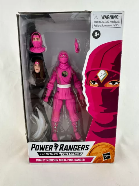 Power Rangers Lightning Collection Mighty Morphin Ninja Pink Ranger New