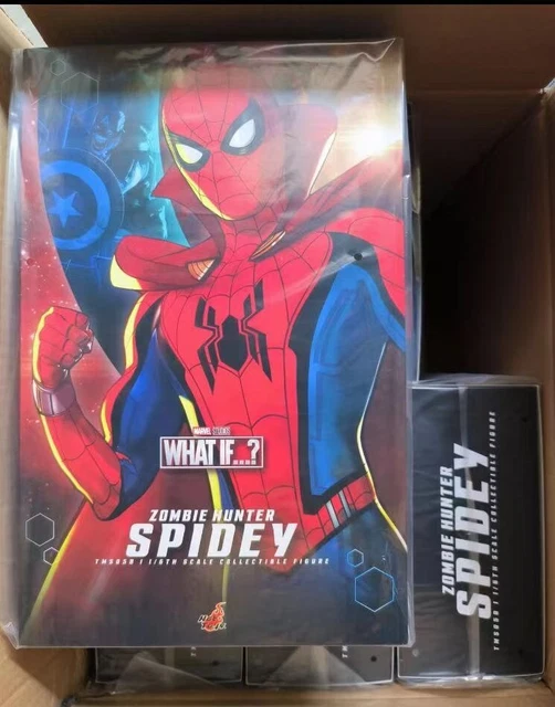 READY HOT TOYS TMS What If Zombie Hunter Spidey Spider Man