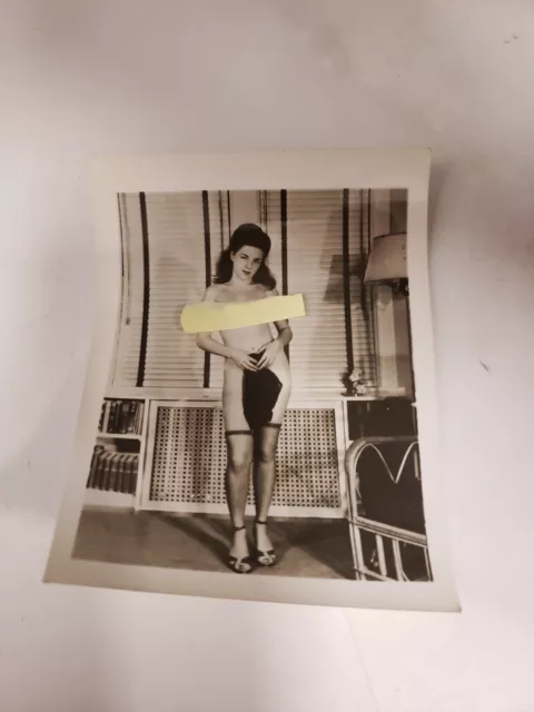 VINTAGE NUDE WOMAN Pinup 1940s 50s Erotica Original Photo 45 Deco Art