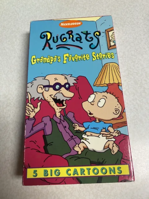 Nickelodeon Rugrats Vhs Grandpas Favorite Stories Vintage Video Sexiz Pix