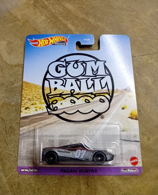 HOT WHEELS PREMIUM Gumball 3000 PAGANI HUAYRA Car Culture Real Riders