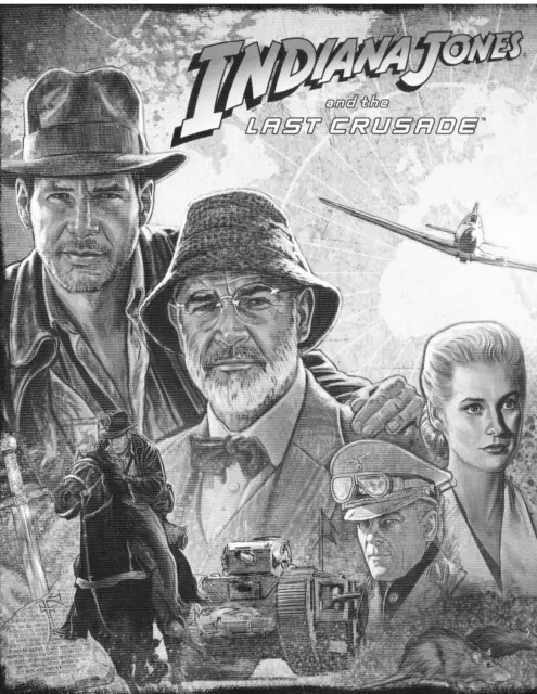 Indiana Jones And The Last Crusade Classic Movie Poster Photo Print X