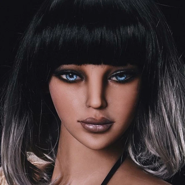 NEODOLL RACY EMILY Head Sex Doll Head M Compatible Tan Love